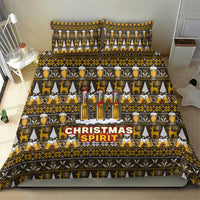 Spirit Beer Christmas Bedding Set Xmas Holiday Patterns - Wonder Print Shop