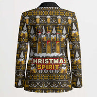 Spirit Beer Christmas Blazer Xmas Holiday Patterns - Wonder Print Shop