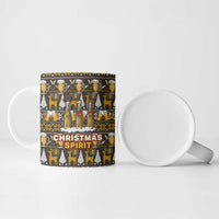Spirit Beer Christmas Ceramic Mug Xmas Holiday Patterns - Wonder Print Shop