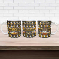 Spirit Beer Christmas Ceramic Mug Xmas Holiday Patterns - Wonder Print Shop