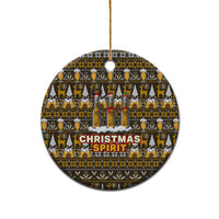 Spirit Beer Christmas Ceramic Ornament Xmas Holiday Patterns - Wonder Print Shop