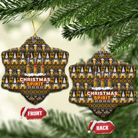 Spirit Beer Christmas Ceramic Ornament Xmas Holiday Patterns - Wonder Print Shop
