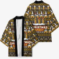 Spirit Beer Christmas Kimono Xmas Holiday Patterns - Wonder Print Shop