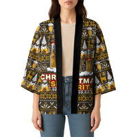 Spirit Beer Christmas Kimono Xmas Holiday Patterns - Wonder Print Shop