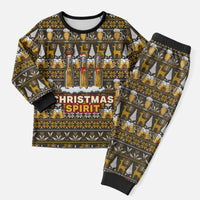 Spirit Beer Christmas Pajama Set Xmas Holiday Patterns - Wonder Print Shop