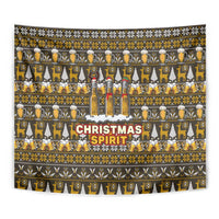 Spirit Beer Christmas Tapestry Xmas Holiday Patterns - Wonder Print Shop