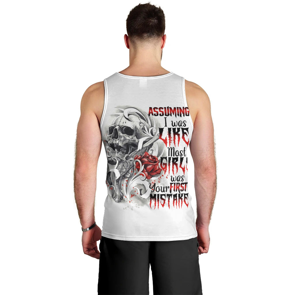 Assuming I Was Like Most Girls Skull Men Tank Top - Wonder Print Shop