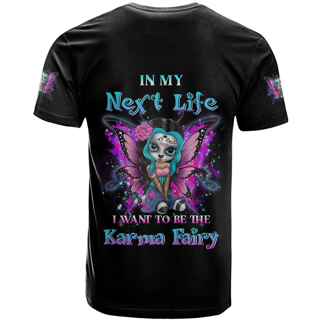 Karma Fairy Sugar Skull T Shirt - Wonder Print Shop