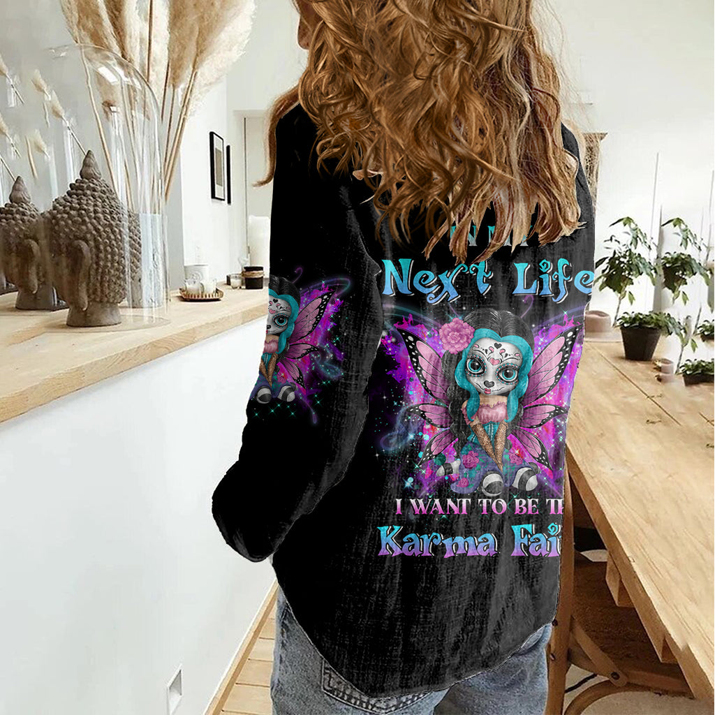 karma-fairy-sugar-skull-women-casual-shirt