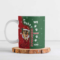 German Shepherd Merry Christmas Christmas Ceramic Mug Xmas Holiday Patterns - Wonder Print Shop