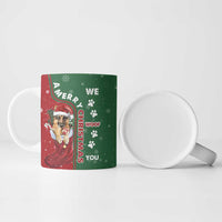 German Shepherd Merry Christmas Christmas Ceramic Mug Xmas Holiday Patterns - Wonder Print Shop