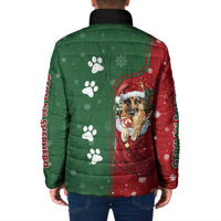 German Shepherd Merry Christmas Christmas Padded Jacket Xmas Holiday Patterns - Wonder Print Shop