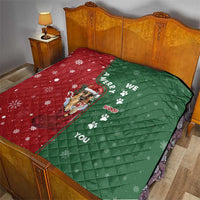 German Shepherd Merry Christmas Christmas Quilt Xmas Holiday Patterns - Wonder Print Shop