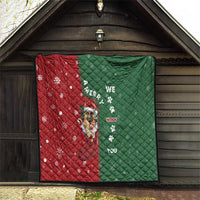 German Shepherd Merry Christmas Christmas Quilt Xmas Holiday Patterns - Wonder Print Shop
