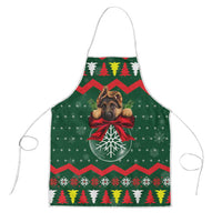 German Shepherd Ornament Christmas Apron Xmas Holiday Patterns - Wonder Print Shop