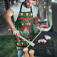 German Shepherd Ornament Christmas Apron Xmas Holiday Patterns - Wonder Print Shop
