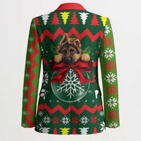 German Shepherd Ornament Christmas Blazer Xmas Holiday Patterns - Wonder Print Shop