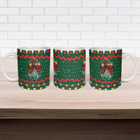 German Shepherd Ornament Christmas Ceramic Mug Xmas Holiday Patterns - Wonder Print Shop