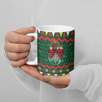German Shepherd Ornament Christmas Ceramic Mug Xmas Holiday Patterns - Wonder Print Shop