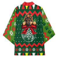 German Shepherd Ornament Christmas Kimono Xmas Holiday Patterns - Wonder Print Shop