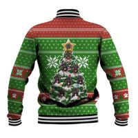 German Shepherd Pine Xmas Christmas Baseball Jacket Xmas Holiday Patterns - Wonder Print Shop