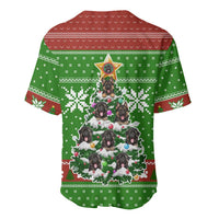German Shepherd Pine Xmas Christmas Baseball Jersey Xmas Holiday Patterns - Wonder Print Shop