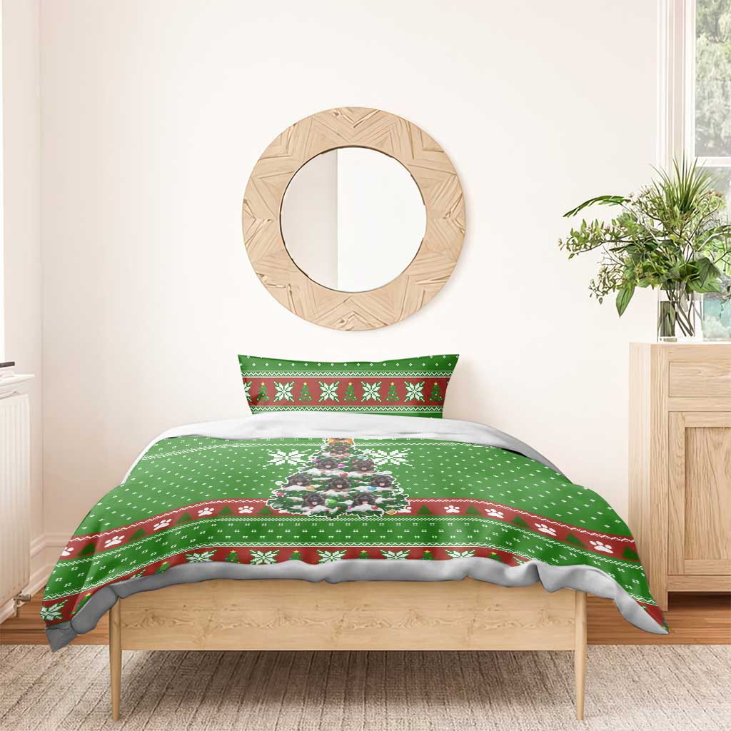 German Shepherd Pine Xmas Christmas Bedding Set Xmas Holiday Patterns - Wonder Print Shop