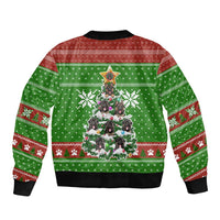 German Shepherd Pine Xmas Christmas Bomber Jacket Xmas Holiday Patterns - Wonder Print Shop