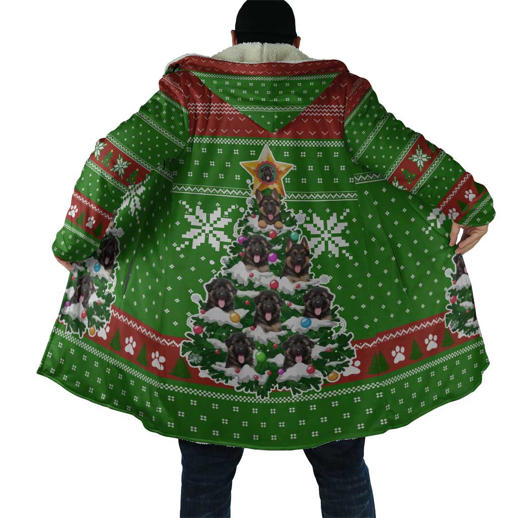German Shepherd Pine Xmas Christmas Cloak Xmas Holiday Patterns - undefined