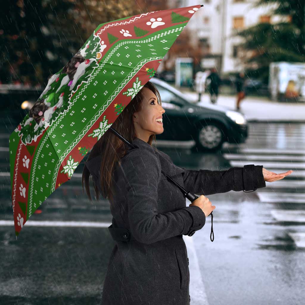 German Shepherd Pine Xmas Christmas Umbrella Xmas Holiday Patterns - Wonder Print Shop