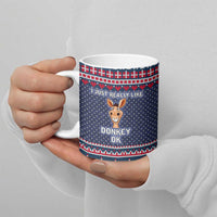 I Just Really Like Donkey Christmas Christmas Ceramic Mug Xmas Holiday Patterns - Wonder Print Shop