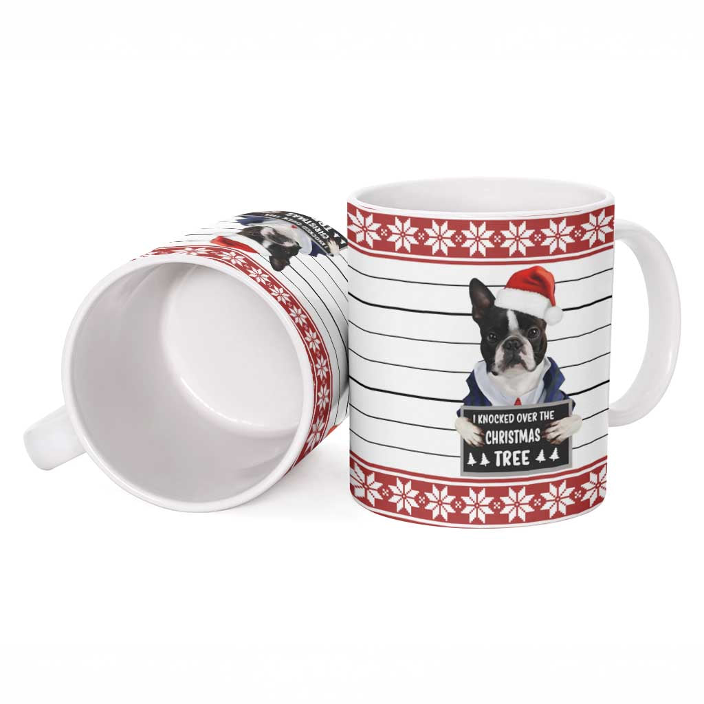 I Knocked Over Yhe Christmas Tree Christmas Christmas Ceramic Mug Xmas Holiday Patterns - Wonder Print Shop