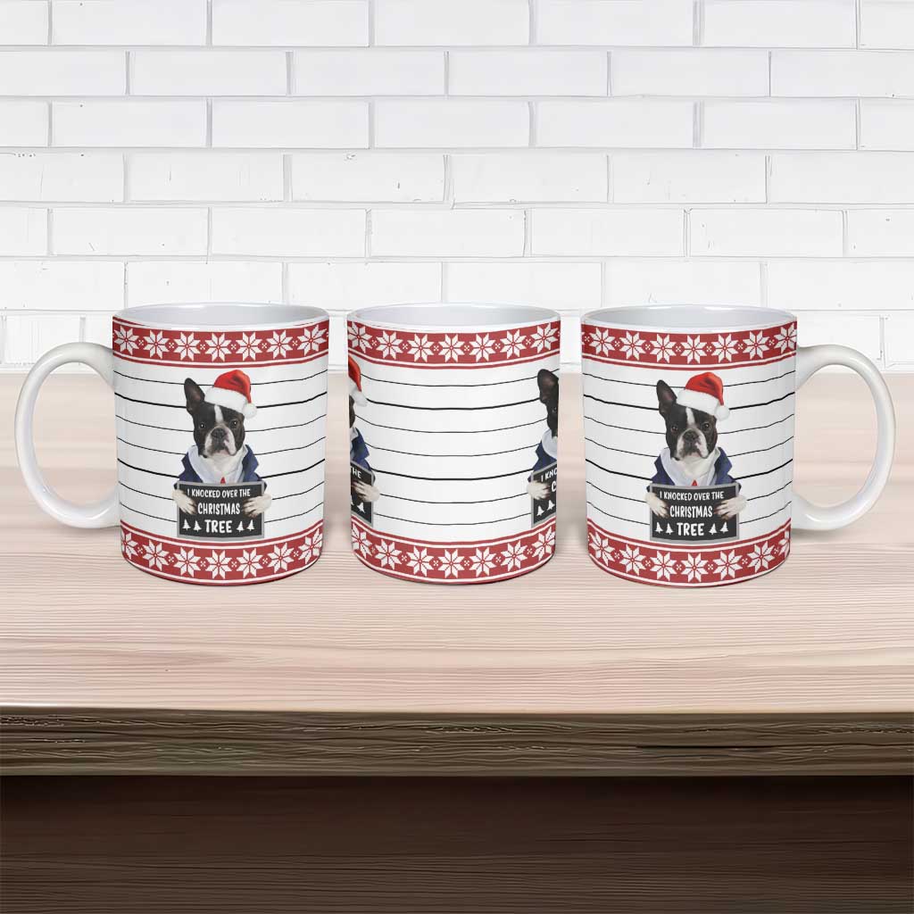 I Knocked Over Yhe Christmas Tree Christmas Christmas Ceramic Mug Xmas Holiday Patterns - Wonder Print Shop