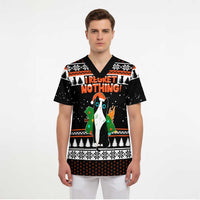 I Regret Nothing Cat Christmas Christmas Scrub Top Xmas Holiday Patterns - Wonder Print Shop