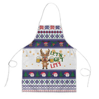 Reindeer Beer Christmas Apron Xmas Holiday Patterns - Wonder Print Shop