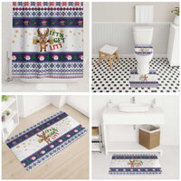 Reindeer Beer Christmas Bathroom Set Xmas Holiday Patterns - Wonder Print Shop