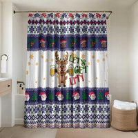 Reindeer Beer Christmas Bathroom Set Xmas Holiday Patterns - Wonder Print Shop