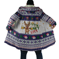 Reindeer Beer Christmas Cloak Xmas Holiday Patterns - Wonder Print Shop