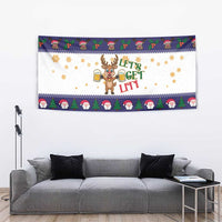 Reindeer Beer Christmas Tapestry Xmas Holiday Patterns - Wonder Print Shop