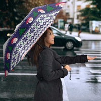 Reindeer Beer Christmas Umbrella Xmas Holiday Patterns - Wonder Print Shop