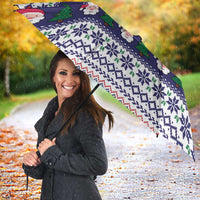 Reindeer Beer Christmas Umbrella Xmas Holiday Patterns - Wonder Print Shop