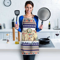 Polar Bears Christma Christmas Apron Xmas Holiday Patterns - Wonder Print Shop