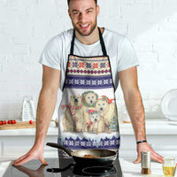 Polar Bears Christma Christmas Apron Xmas Holiday Patterns - Wonder Print Shop