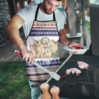 Polar Bears Christma Christmas Apron Xmas Holiday Patterns - Wonder Print Shop