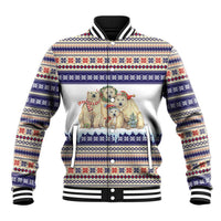 Polar Bears Christma Christmas Baseball Jacket Xmas Holiday Patterns - Wonder Print Shop