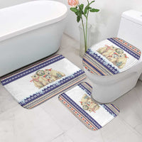 Polar Bears Christma Christmas Bathroom Set Xmas Holiday Patterns - Wonder Print Shop
