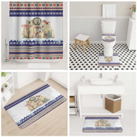 Polar Bears Christma Christmas Bathroom Set Xmas Holiday Patterns - Wonder Print Shop