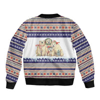 Polar Bears Christma Christmas Bomber Jacket Xmas Holiday Patterns - Wonder Print Shop