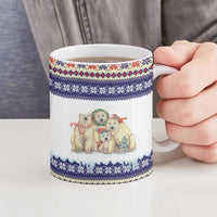 Polar Bears Christma Christmas Ceramic Mug Xmas Holiday Patterns - Wonder Print Shop