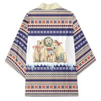 Polar Bears Christma Christmas Kimono Xmas Holiday Patterns - Wonder Print Shop